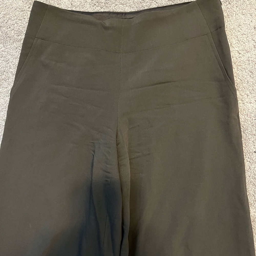 Donna Karan size 6 100% wool wide leg pants - Picture 4 of 13